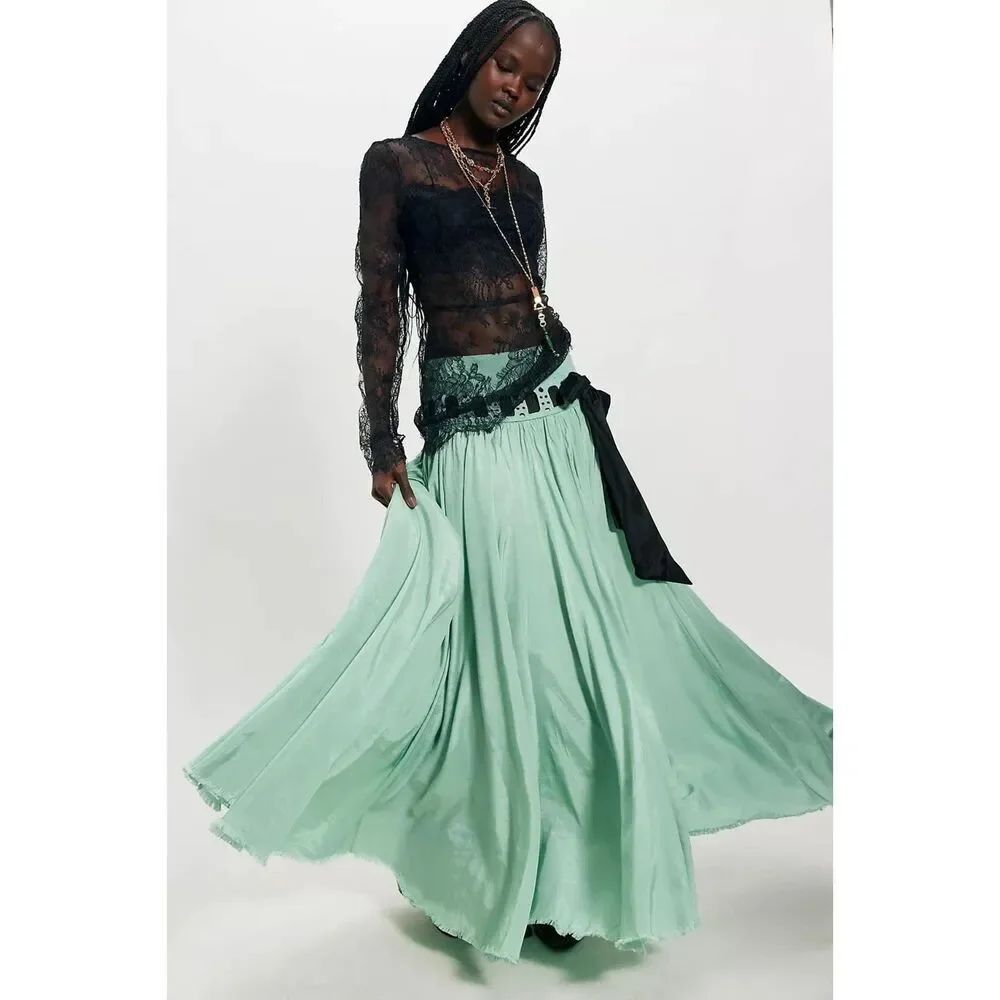 Free People Harlow Long Skirt $198